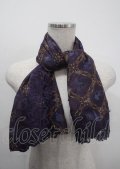 axes femme / アラジン/大判ストール F パープル Y-25-03-26-019-AX-ZA-SZ-ZY