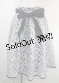 axes femme POETIQUE / チェックプリントレーススカート M 黒 Y-25-03-26-172-AX-SK-SZ-OS