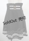 axes femme POETIQUE / ウエストデザインミニスカート M 黒 Y-25-03-26-176-AX-SK-SZ-ZY