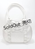 axes femme kawaii / ツインリボンラウンドハンドバッグ  ゴールド Y-25-03-26-023-AX-BG-SZ-ZY