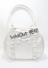 axes femme kawaii / ツインリボンラウンドハンドバッグ  ゴールド Y-25-03-26-023-AX-BG-SZ-ZY
