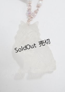 画像2: axes femme POETIQUE / ガーデンキャットネックレス  ピンク Y-25-03-26-002-AX-AC-SZ-ZY