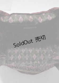 画像3: axes femme / チョコモチーフランチトート F ワイン Y-25-03-26-025-AX-BG-SZ-ZT-K020