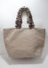 画像2: Maison de FLEUR / レースサテンフリルハンドルトートプチ F ベージュ Y-25-03-26-026-LO-BG-SZ-ZY (2)