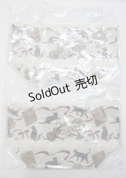 画像1: axes femme / ノベルティ巾着付きビニールバッグ  生成り×クリア Y-25-03-26-030-AX-BG-SZ-ZT422