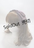Amavel / フリルぱっちんリボンカチューシャ  パープル Y-25-03-26-033-CA-AC-SZ-ZY