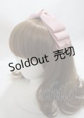 m petit by misako / NINA'sコラボ AM*NIリボンカチューシャ  中桃 Y-25-03-26-037-LO-AC-SZ-ZY