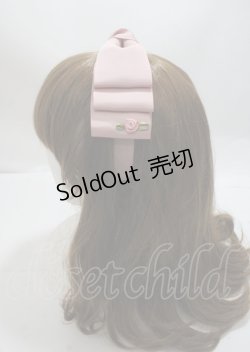 画像2: m petit by misako / NINA'sコラボ AM*NIリボンカチューシャ  中桃 Y-25-03-26-037-LO-AC-SZ-ZY
