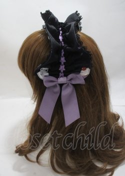画像2: axes femme kawaii / ハロウィンナイトカチューシャ F 黒 Y-25-03-26-038-AX-AC-SZ-ZY