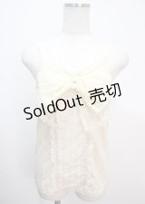 axes femme / BIGリボンレースキャミソール M 生成り Y-25-04-01-039-AX-TO-SZ-ZY