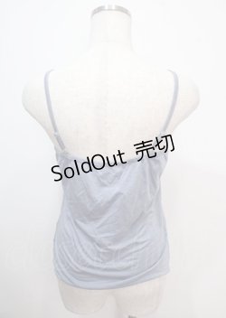 画像2: axes femme / BIGリボンレースキャミソール M ブルー Y-25-04-01-041-AX-TO-SZ-ZY
