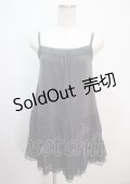 axes femme / レース使いインナーキャミワンピ M グレー Y-25-04-01-046-AX-TO-SZ-ZY