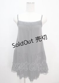 axes femme / レース使いインナーキャミワンピ M グレー Y-25-04-01-046-AX-TO-SZ-ZY