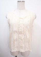 INGEBORG / ピンタックノースリブラウス  キナリ Y-25-04-01-053-LO-BL-SZ-ZY
