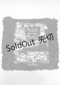 ALICE and the PIRATES / いちご姫プリントクッション  黒×シルバー Y-25-04-01-009-PA-ZA-SZ-ZY