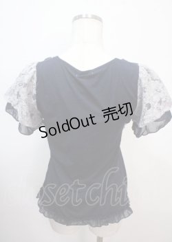 画像2: axes femme / リボンディテールプルオーバー M 紺 Y-25-04-01-065-AX-TO-SZ-ZY