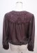 画像2: axes femme / レース切替シフォンブルゾン M ワイン Y-25-04-01-069-AX-TO-SZ-ZY (2)