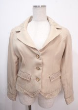 axes femme / 襟レースジャケット M 生成り Y-25-04-01-096-AX-JA-SZ-ZY