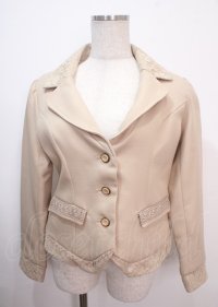 axes femme / 襟レースジャケット M 生成り Y-25-04-01-096-AX-JA-SZ-ZY