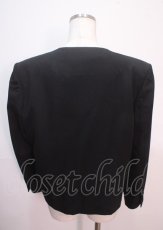 画像2: 【SALE】INGEBORG / リボン付きジャケット  黒 Y-25-04-01-107-LO-JA-SZ-ZT339 (2)