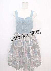 axes femme POETIQUE / ショコラトリーキャミワンピース M グリーン Y-25-04-01-114-AX-OP-SZ-OS
