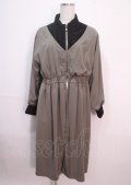 axes femme / バイカラーロングブルゾン F カーキ Y-25-04-01-119-AX-OP-SZ-ZY