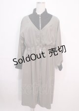 axes femme / バイカラーロングブルゾン F カーキ Y-25-04-01-119-AX-OP-SZ-ZI