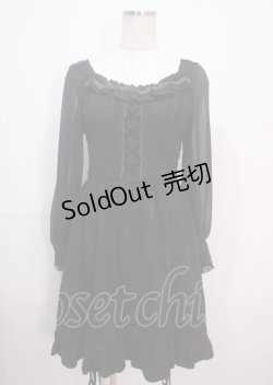 画像1: axes femme / ワンピース M 黒 Y-25-04-01-120-AX-OP-SZ-ZY
