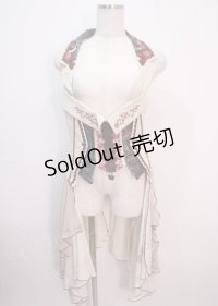 Ozz oneste / 紅葉風靡ベストワンピース  ベージュ Y-25-04-01-133-OO-OP-SZ-ZY