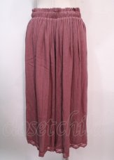 画像2: 【SALE】axes femme / 選べる着丈楊柳ワイドパンツ S ピンク Y-25-04-01-135-AX-PA-SZ-ZT233 (2)