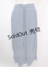 axes femme / 選べる着丈楊柳ワイドパンツ S 青 Y-25-04-01-136-AX-PA-SZ-ZI