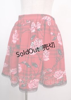 画像1: MILK / ラヴィアンローズスカート  レッドベース Y-25-04-01-142-ML-SK-SZ-ZY