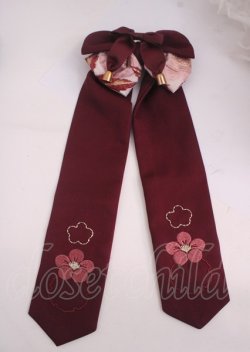 画像4: Amavel / おもひでの玩具箱和風スカート  ワイン Y-25-04-01-143-CA-SK-SZ-ZY