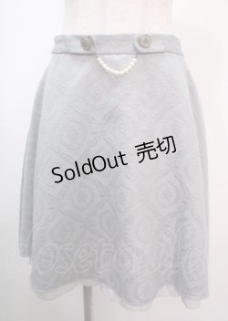 画像1: 【SALE】axes femme / スカート M サックス Y-25-04-01-148-AX-SK-SZ-ZT139