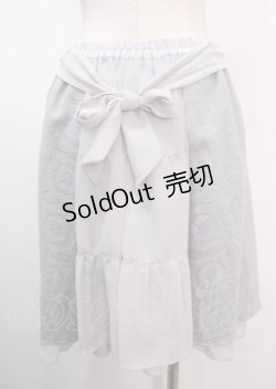 画像2: 【SALE】axes femme / スカート M サックス Y-25-04-01-148-AX-SK-SZ-ZT139