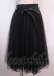 画像1: axes femme POETIQUE / レース×チュールロングスカート M 黒 Y-25-04-01-156-AX-SK-SZ-ZY (1)