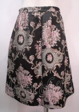 画像2: 【SALE】axes femme / ジャガードスカート  黒 Y-25-04-01-163-AX-SK-SZ-ZT137 (2)