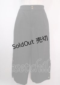 axes femme / ガウチョパンツ M 黒 Y-25-04-01-172-AX-PA-SZ-ZY