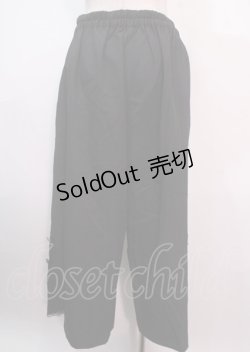 画像2: axes femme / ガウチョパンツ M 黒 Y-25-04-01-172-AX-PA-SZ-ZY