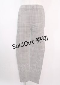 axes femme / 裾刺繍レギンスパンツ M 茶 Y-25-04-01-173-AX-PA-SZ-ZT125