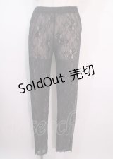 axes femme / レースレギンス M 黒 Y-25-04-01-175-AX-PA-SZ-ZY