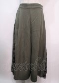 axes femme / チェック切替ワイドパンツ L グリーン Y-25-04-01-177-AX-PA-SZ-ZT125