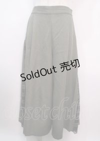 axes femme / チェック切替ワイドパンツ L グリーン Y-25-04-01-177-AX-PA-SZ-ZT125