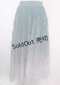axes femme /  グラデレースサーキュラースカート F グリーン Y-25-04-01-183-AX-SK-SZ-ZY