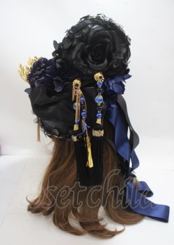 画像2: Atelier Beatrice / 花魁ヘッドピース  青 Y-25-04-01-019-GO-AC-SZ-ZY