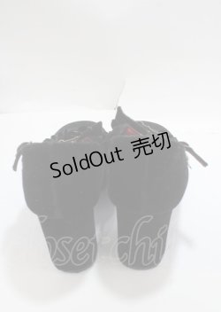 画像3: DearMyLove / ヴィンテージバックルリボンフリルパンプス  黒 Y-25-04-01-024-EL-SH-SZ-ZY