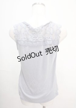 画像2: axes femme / バタフライチャーム付きタンク M サックス Y-25-04-01-028-AX-TO-SZ-ZY