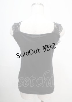 画像2: axes femme / レース切り替えタンクトップ M 黒 Y-25-04-01-031-AX-TO-SZ-ZI