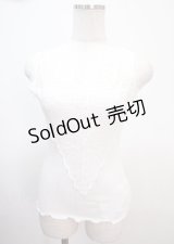 axes femme / レースタンクトップ M 白 Y-25-04-01-037-AX-TO-SZ-ZY