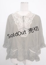 axes femme / 裾ブラウジングレース衿ブラウス M カーキ Y-25-04-03-052-AX-BL-SZ-ZY